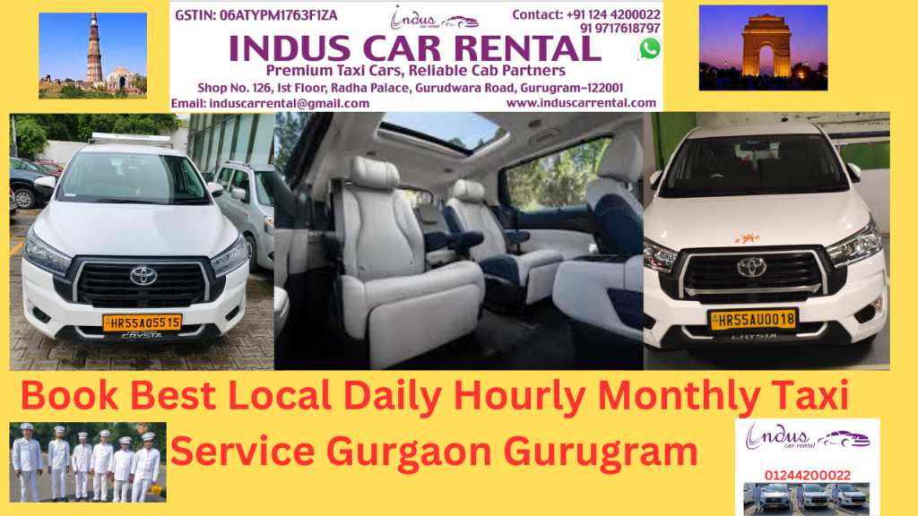 Book Best Local Daily Hourly Monthly Taxi Service Gurgaon Gurugram